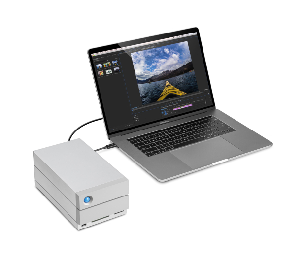LaCie 2big Dock 16TB Thunderbolt 3 Biały - 402500 - zdjęcie 9